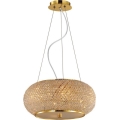 Ideal Lux - Crystal chandelier on a string PASHA 10xE14/40W/230V d. 55 cm gold